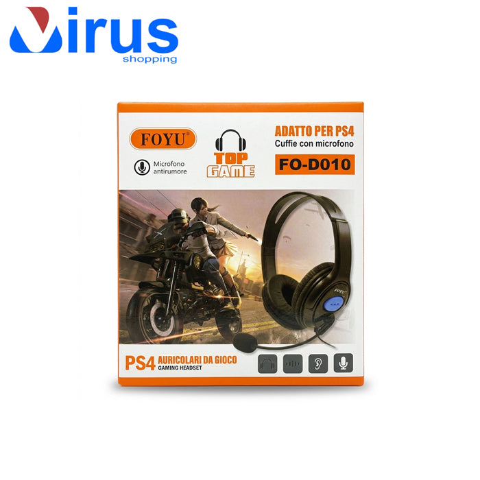 Cuffie con Microfono PS4 FOYU FO-D010