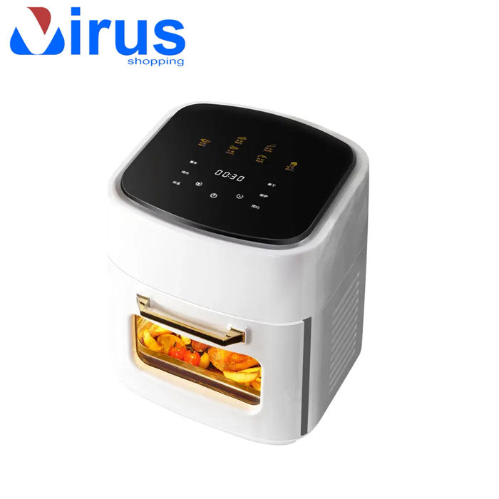 Friggitrice ad aria 15Lt touch Dugital Silver Crest JD989A con griglie