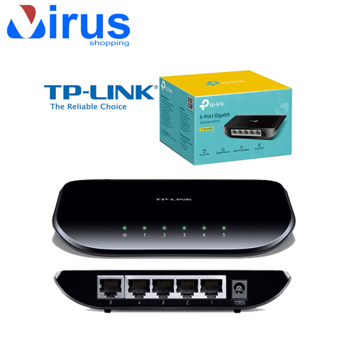 Switch 5 Porte TP-LINK SG1005D switch hub Gigabit