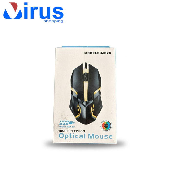 Mouse Gaming Led Model MO20 USB Leovin
