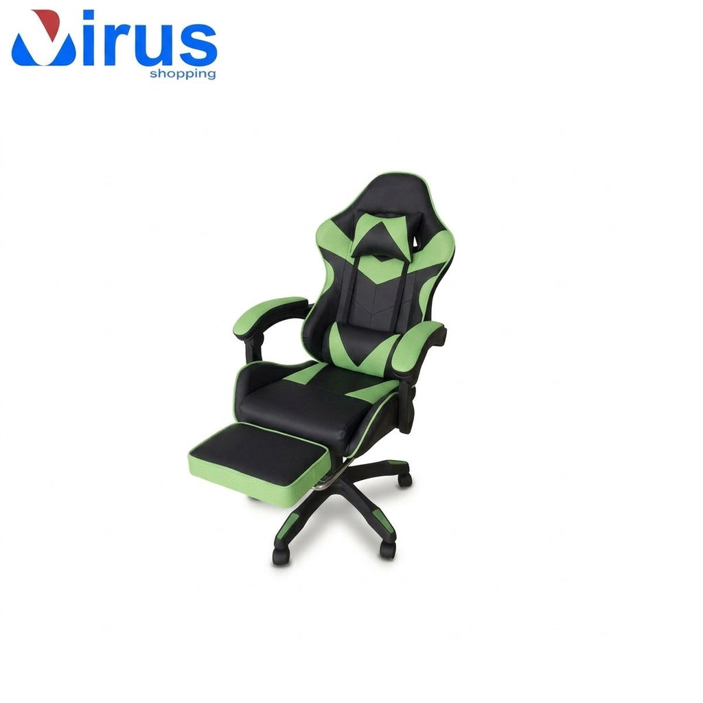 Sedia Gaming PRO Regolabile - Colore nera verde