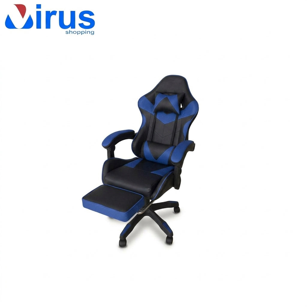 Sedia Gaming PRO Regolabile - Colore nera blue