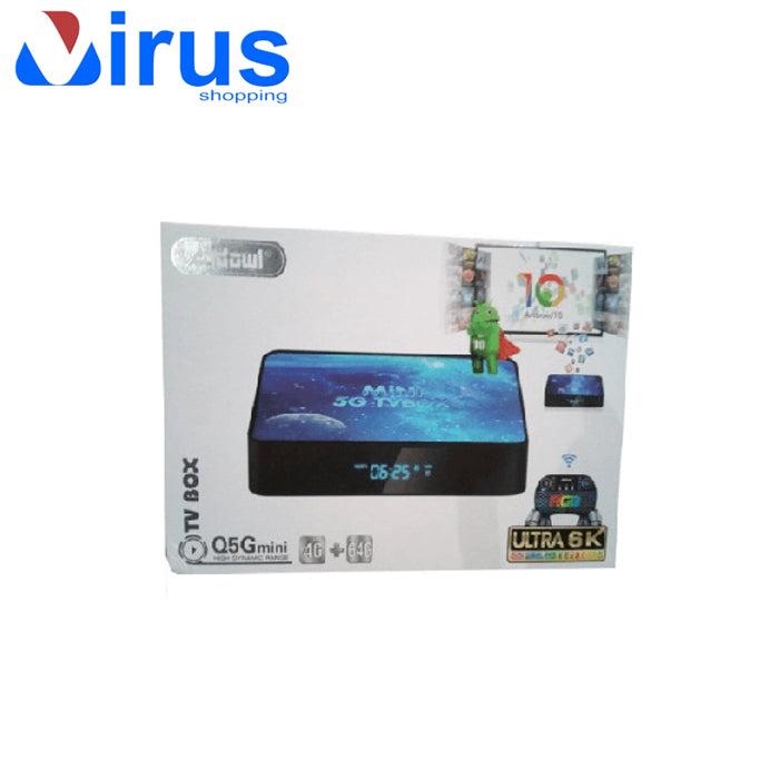 TV Box Decoder Android mini con tastiera inclusa 4+64GB