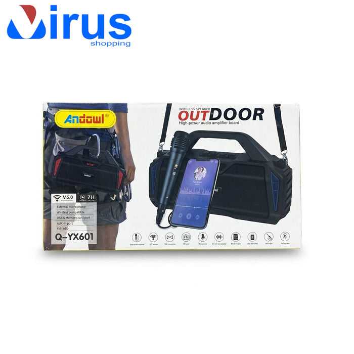 Cassa Bluethoot con microfono per Karaoke Andowl Q-YX601