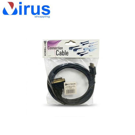 Cavo keytech hdmi/dvi m/m 1.80mt