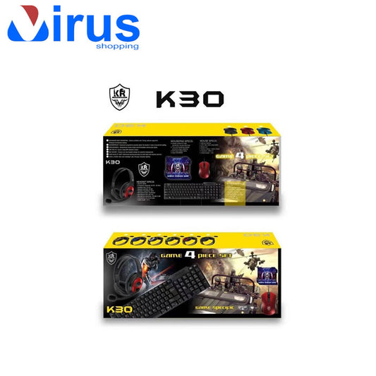 Kit Gaming tastiera Mouse cuffie e tappetino Gaming K30