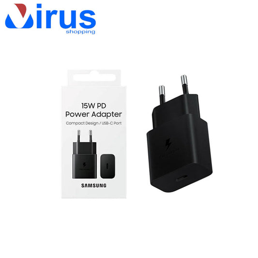 Alimentatore Samsung Originale Type-C da 15W Nero