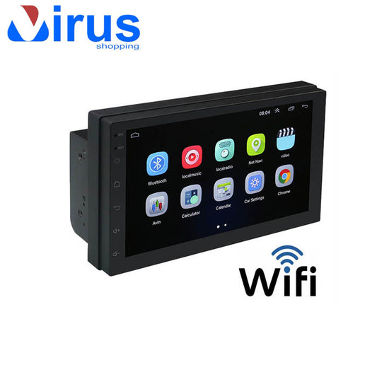 Stereo Autoradio 2 Din MP5 display 7" Touch GPS Android 10 bluethoot USB