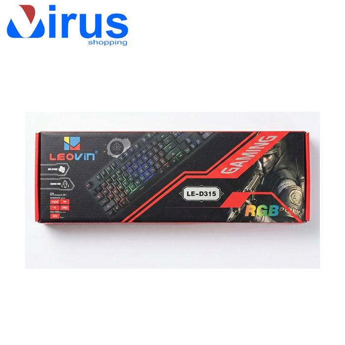 Tastiera Gaming RGB Leovin LE-D315