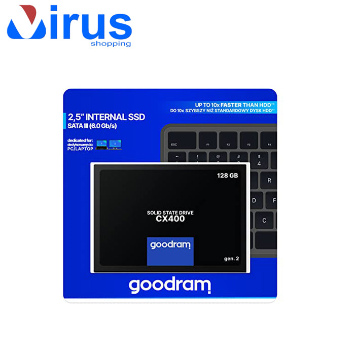SSD 2.5 Sata 128Gb GOODRAM
Memoria archiviazione