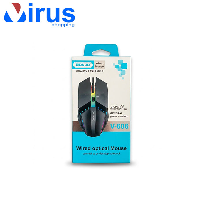 Mouse Gaming Led Model V-606 2400 dpi