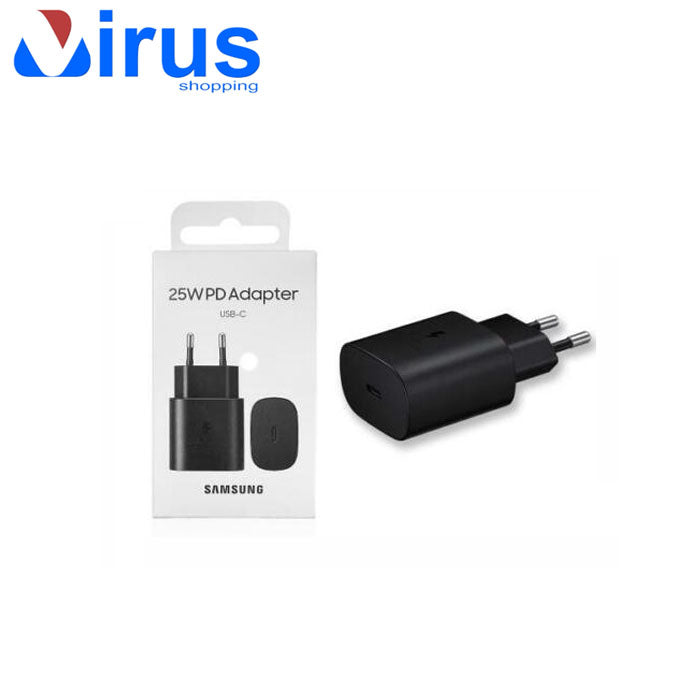 Alimentatore Samsung Originale Type-C da 25W Nero