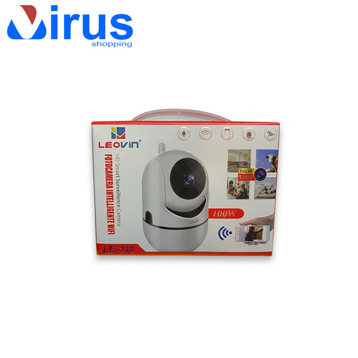 Telecamera di Sorveglianza Smart WiFi LEOVIN LE-111 – Full HD 1080p, Audio Bidirezionale e Allarme