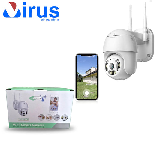 Smart Camera Wi-Fi da esterno IP66 - Telecamera di Sicurezza Full HD con app motorizzata con visione notturna